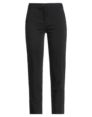 Emme By Marella Woman Pants Black Size 16 Cotton, Polyamide, Elastane