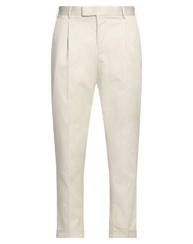 Pt Torino Cotton-linen Blend Trousers With Modern Tailoring In Beige