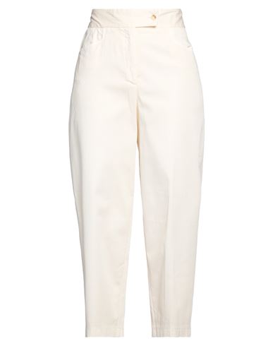 Pantalones Mujer Marfil 38,40 Mujer