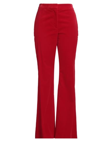 Moschino Woman Pants Red Size 14 Cotton, Elastane In Red