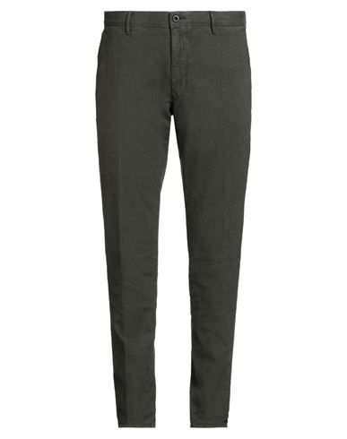Incotex Slacks By Slowear Man Pants Military Green Size 40 Cotton, Elastane In Gray