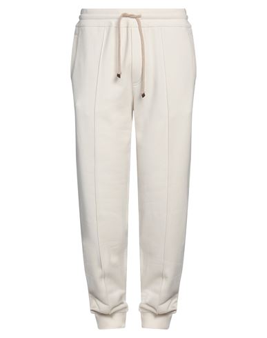 Brunello Cucinelli Man Pants Off White Size Xxl Cotton In Off White