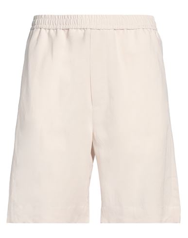 Liu •jo Man Man Shorts & Bermuda Shorts Ivory Size 34 Viscose, Linen In White