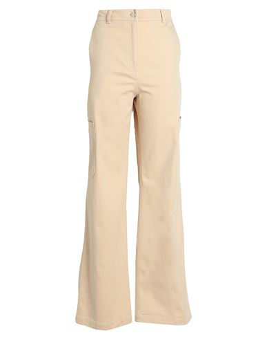 Hugo Boss Hugo Woman Pants Beige Size 10 Cotton, Elastane In Beige