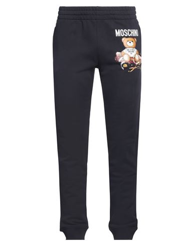 Moschino Couture Man Pants Midnight Blue Size 32 Organic Cotton In Blue