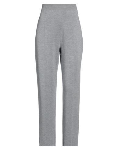 MAISON ULLENS MAISON ULLENS WOMAN PANTS GREY SIZE XL CASHMERE 