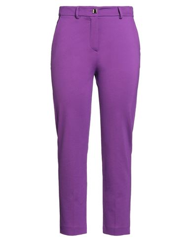 Hanita Woman Pants Mauve Size 6 Viscose, Nylon, Elastane