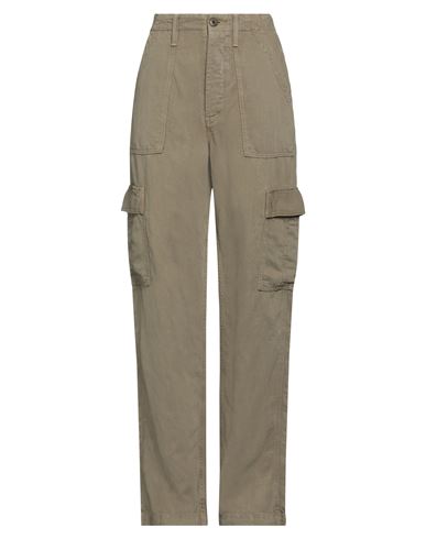 Mother Woman Jeans Military Green Size 26 Lyocell, Linen In Green