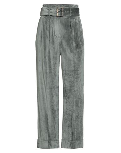 Peserico Woman Pants Military Green Size 0 Viscose, Elastane In Gray