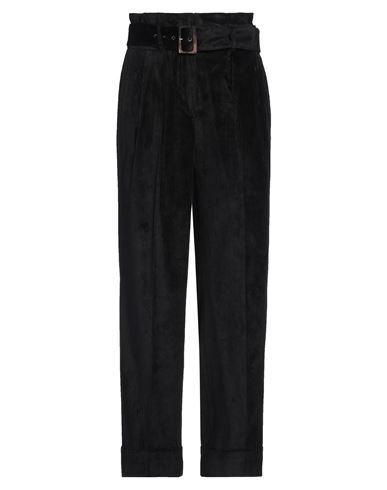 Peserico Woman Pants Black Size 10 Viscose, Elastane In Black