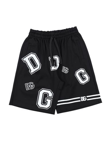 Dolce & Gabbana Toddler Boy Shorts & Bermuda Shorts Black Size 5 Cotton In Black