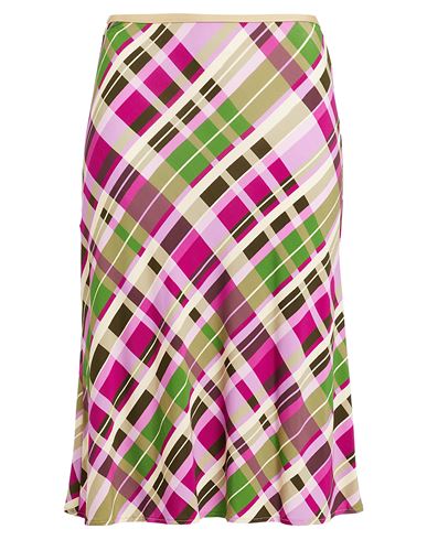 Siyu Woman Midi Skirt Fuchsia Size 4 Viscose, Elastane In Multi