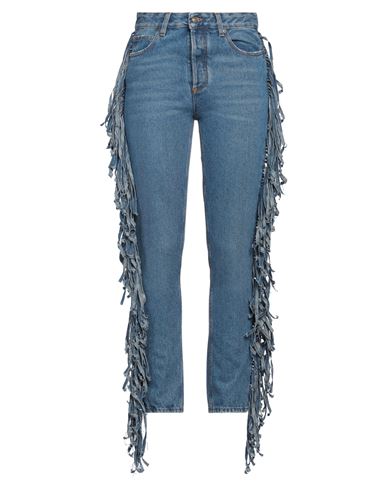 Alanui Woman Jeans Blue Size 29 Cotton
