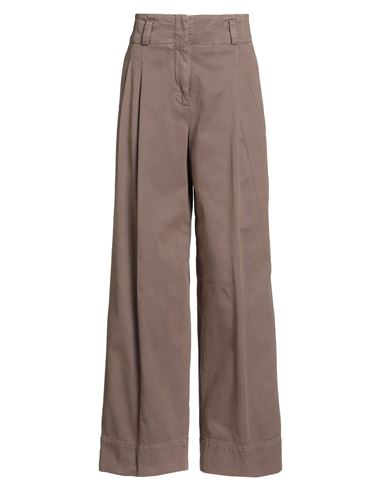 Peserico Woman Pants Light Brown Size 10 Cotton, Elastane In Brown