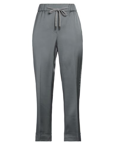 Peserico Woman Pants Grey Size 6 Viscose, Wool, Elastane, Merino Wool, Cashmere In Grey
