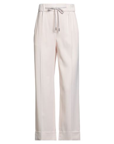 Peserico Woman Pants Blush Size 12 Viscose, Wool, Elastane, Merino Wool, Cashmere In White