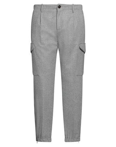 BRUNELLO CUCINELLI BRUNELLO CUCINELLI MAN PANTS LIGHT GREY SIZE 44 VIRGIN WOOL 