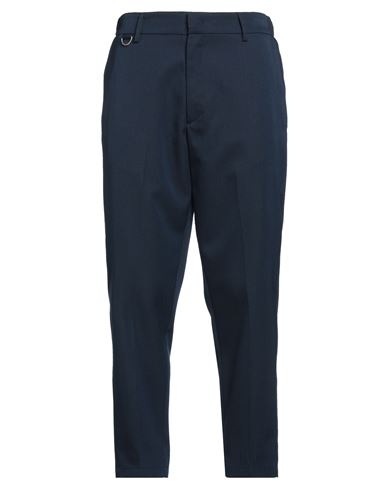 Low Brand Man Pants Midnight Blue Size 33 Polyester, Virgin Wool In Blue
