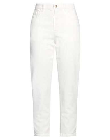 Brunello Cucinelli High-waisted Tapered Trousers In White