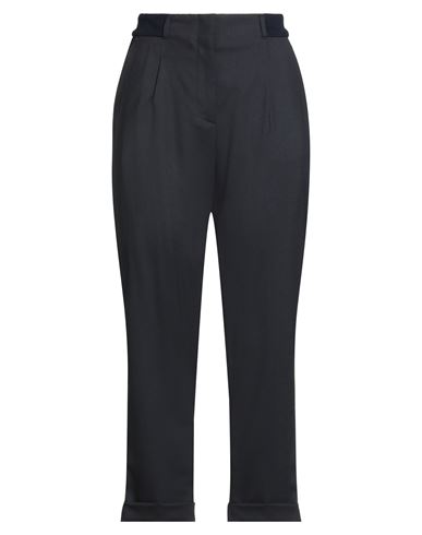 Peserico Easy Woman Pants Midnight Blue Size 6 Wool, Polyester, Elastane, Cashmere, Merino Wool In Black