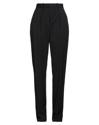 Elisabetta Franchi Woman Pants Black Size 6 Polyester, Virgin Wool, Elastane
