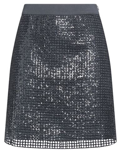 Brunello Cucinelli Woman Mini Skirt Midnight Blue Size 6 Polyester, Cotton, Elastane, Mohair Wool, W In Blue