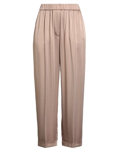 Peserico Woman Pants Light Brown Size 8 Acetate, Viscose In Gold