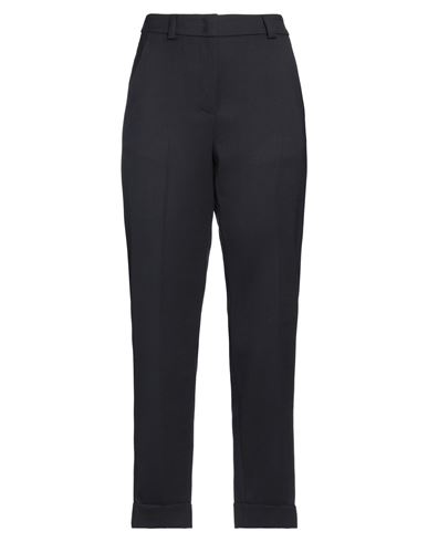 Peserico Easy Woman Pants Midnight Blue Size 0 Wool, Polyester, Elastane In Blue