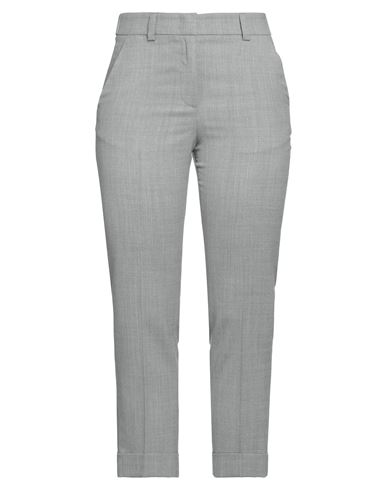Peserico Easy Woman Pants Grey Size 6 Wool, Polyester, Elastane In Grey