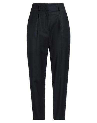 Peserico Easy Woman Pants Midnight Blue Size 6 Virgin Wool, Elastane In Black