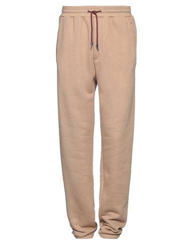 Roberto Cavalli Man Pants Sand Size L Cotton In Beige