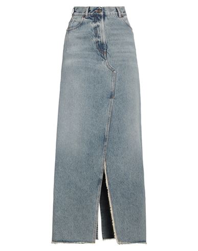 Shop Darkpark Woman Denim Skirt Blue Size 27 Cotton