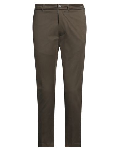 Low Brand Man Pants Military Green Size 30 Cotton, Elastane In Green