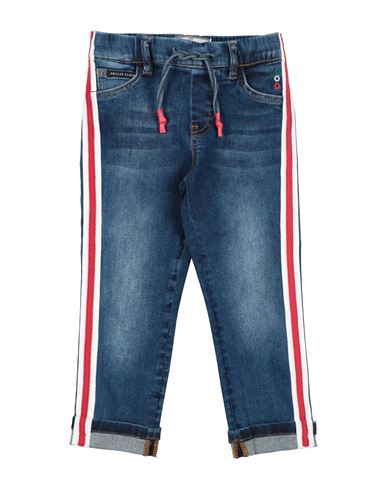 Philipp Plein Babies'  Toddler Boy Jeans Blue Size 6 Cotton, Elastomultiester, Elastane