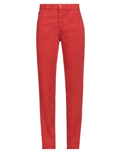 Magda Butrym Woman Jeans Red Size 2 Cotton In Red