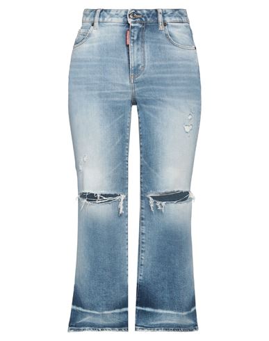 Shop Dsquared2 Woman Jeans Blue Size 2 Cotton, Elastane