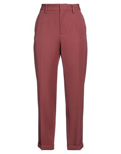 Dsquared2 Woman Pants Brick Red Size 4 Virgin Wool In Red