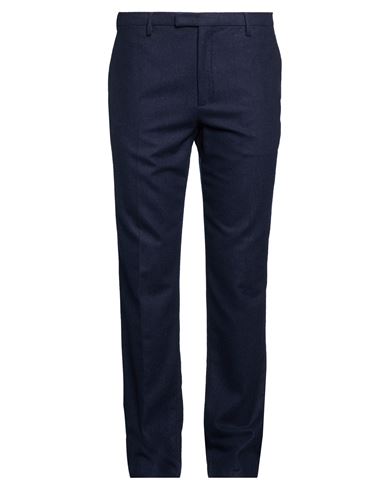 Boglioli Man Pants Navy Size 38 Virgin Wool In Blue