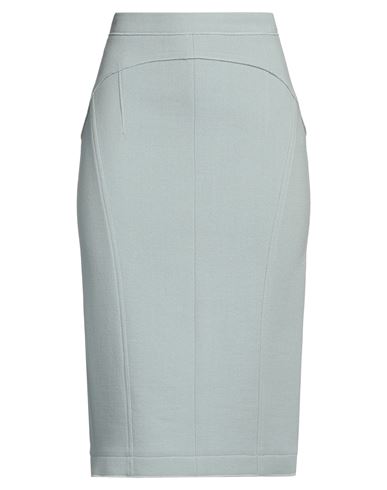 N°21 WOMAN MIDI SKIRT SAGE GREEN SIZE 4 WOOL, POLYAMIDE, ELASTANE 