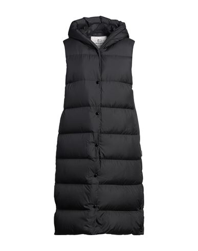 Woolrich Woman Puffer Black Size M Polyester In Black
