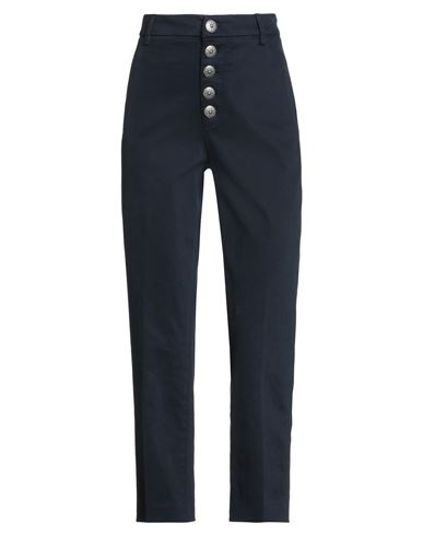 Dondup Woman Pants Midnight Blue Size 26 Cotton, Elastane