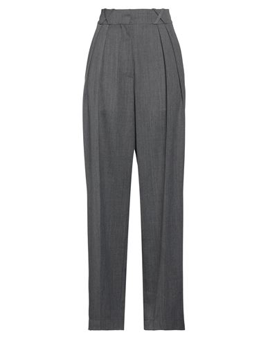 Rohe Róhe Woman Pants Grey Size 6 Polyester, Wool In Grey