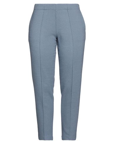 Bruno Manetti Woman Pants Light Blue Size 10 Virgin Wool