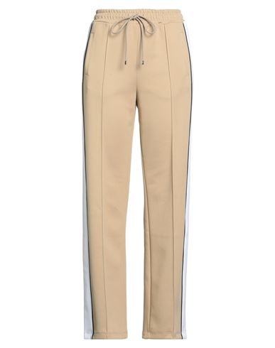 Semicouture Woman Pants Camel Size L Polyester, Cotton
