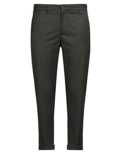 Eredi Del Duca Man Pants Green Size 32 Polyester, Wool, Elastane