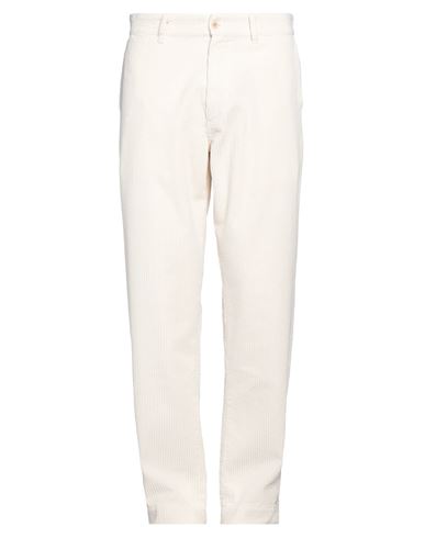 Labo.art Labo. Art Man Pants Cream Size 4 Cotton In White