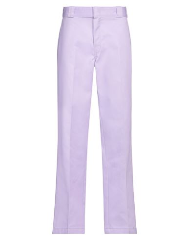 Dickies Man Pants Lilac Size 30w-32l Polyester, Cotton In Blue