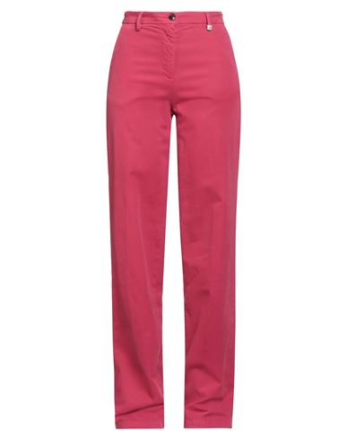 Myths Woman Pants Garnet Size 6 Polyester, Viscose, Elastane In Red