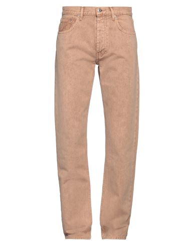 Helmut Lang Man Jeans Camel Size 31 Cotton In Beige