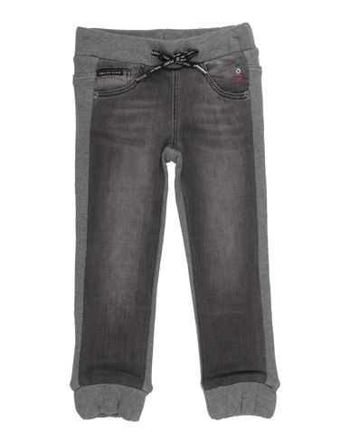 Philipp Plein Toddler Boy Pants Grey Size 6 Cotton, Elastane In Grey